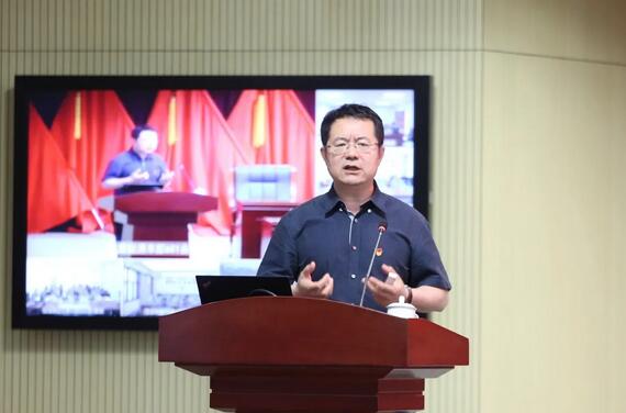 王军到中铝宁夏能源集团讲党课并进行党史学习教育专题调研